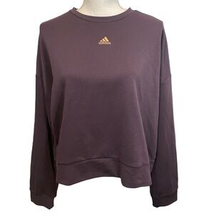 NWT Adidas U-4-U Crew Neck Purple Sweatshirt.  Size XL